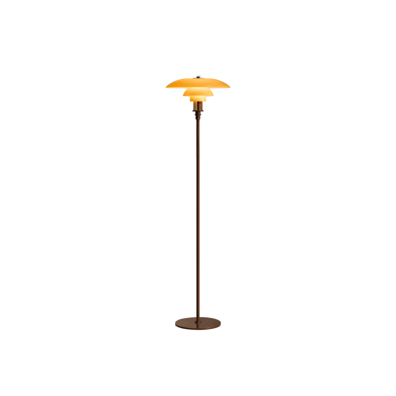 PH 3½-2½ Aged Brass Floor Lamp