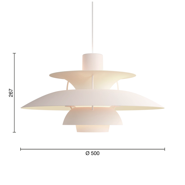 PH 5 Classic white | Poul Henningsen | Louis Poulsen