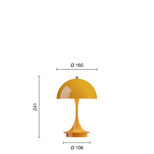 Panthella 160 Portable Lamp | Portable Light Solution | Louis
