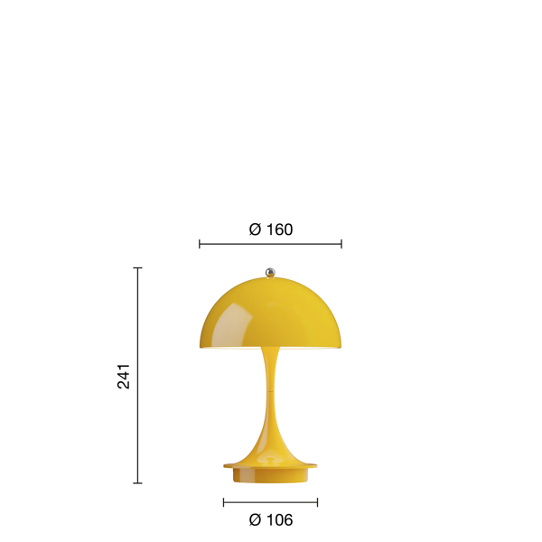 Panthella 160 Portable Lamp | Louis Poulsen