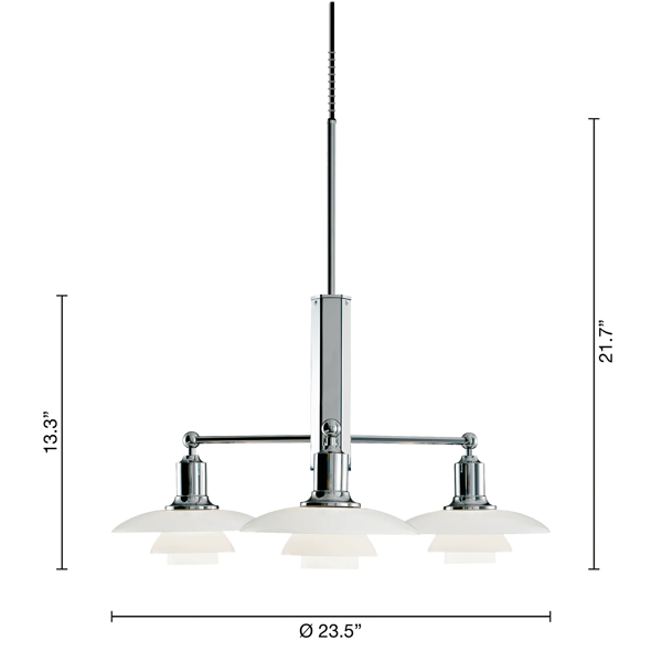 PH 2/1 Stem Fitting by Poul Henningsen | Louis Poulsen