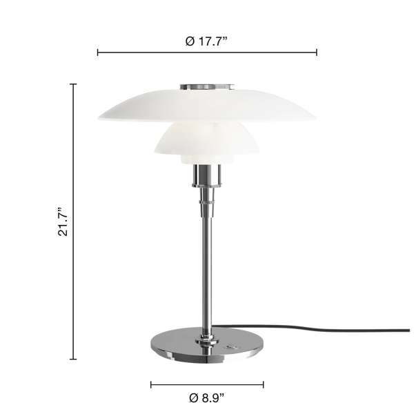 PH 4½-3½ Glass Table Lamp by Poul Henningsen | Louis Poulsen