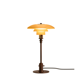 PH 2/1 Aged Brass Tafellamp