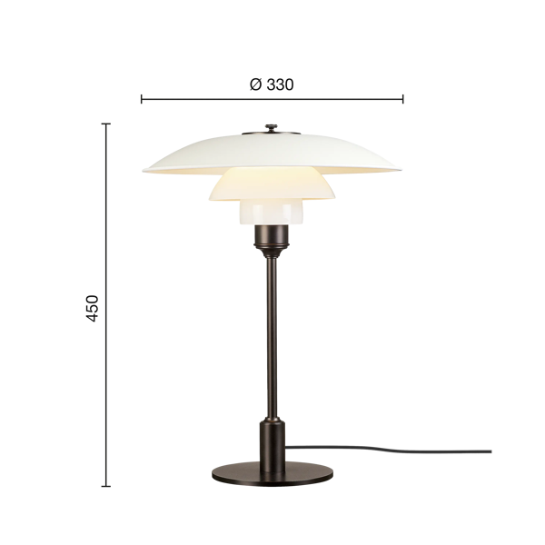 PH 3½-2½ Table - See the iconic PH lamps on the Official Louis