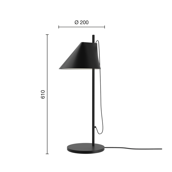 Yuh Table Lamp dimensions
