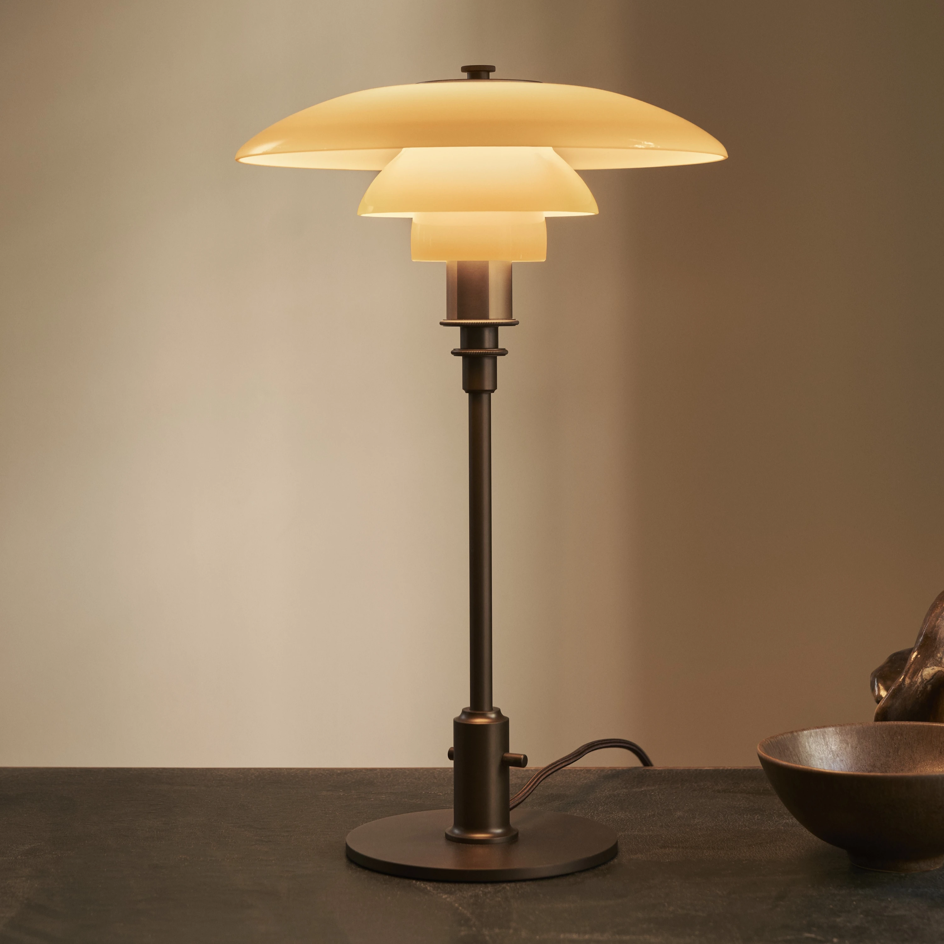 PH 3/2 Aged Brass Table Lamp