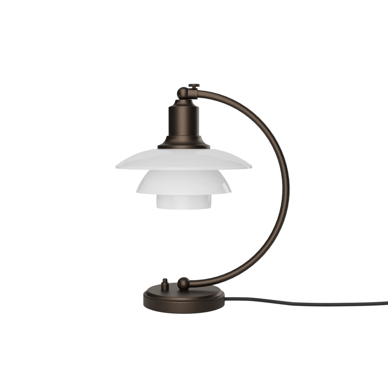 PH 2/2 Luna Aged Brass Opal Table Lamp