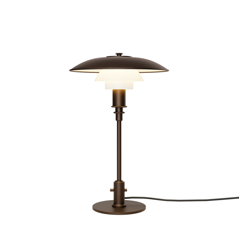 PH 3/2 Aged Brass Opal Table Lamp