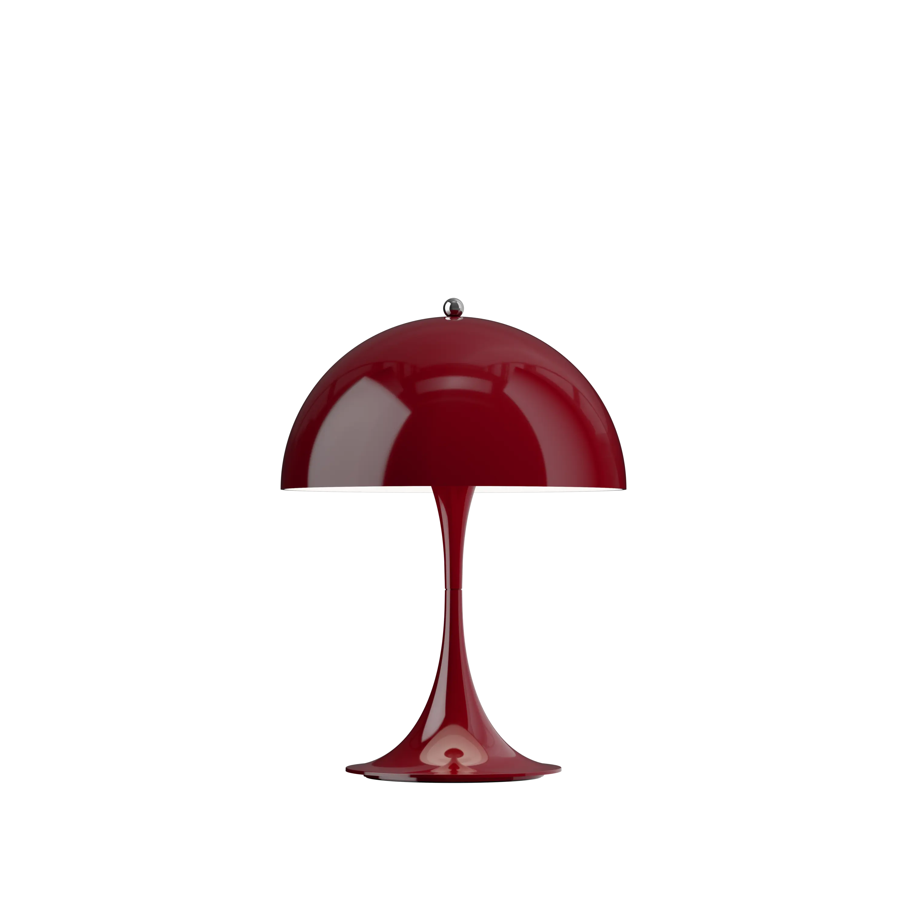 Red Louis Poulsen Panthella 250 Portable Lamp