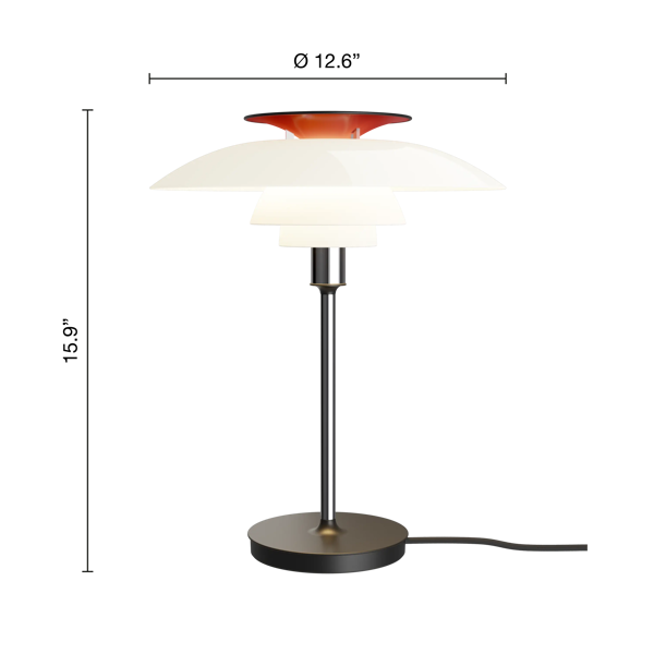 PH 80 Table Lamp dimensions
