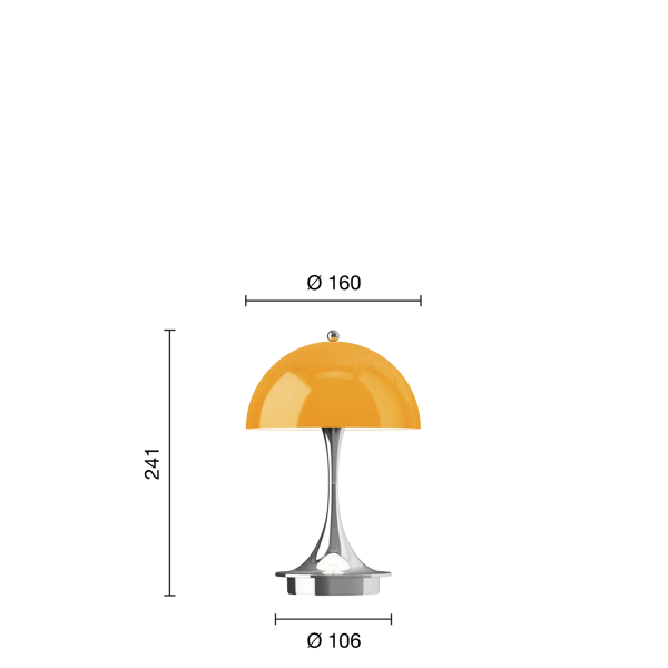 Panthella 160 Portable Lamp | Portable Light Solution | Louis
