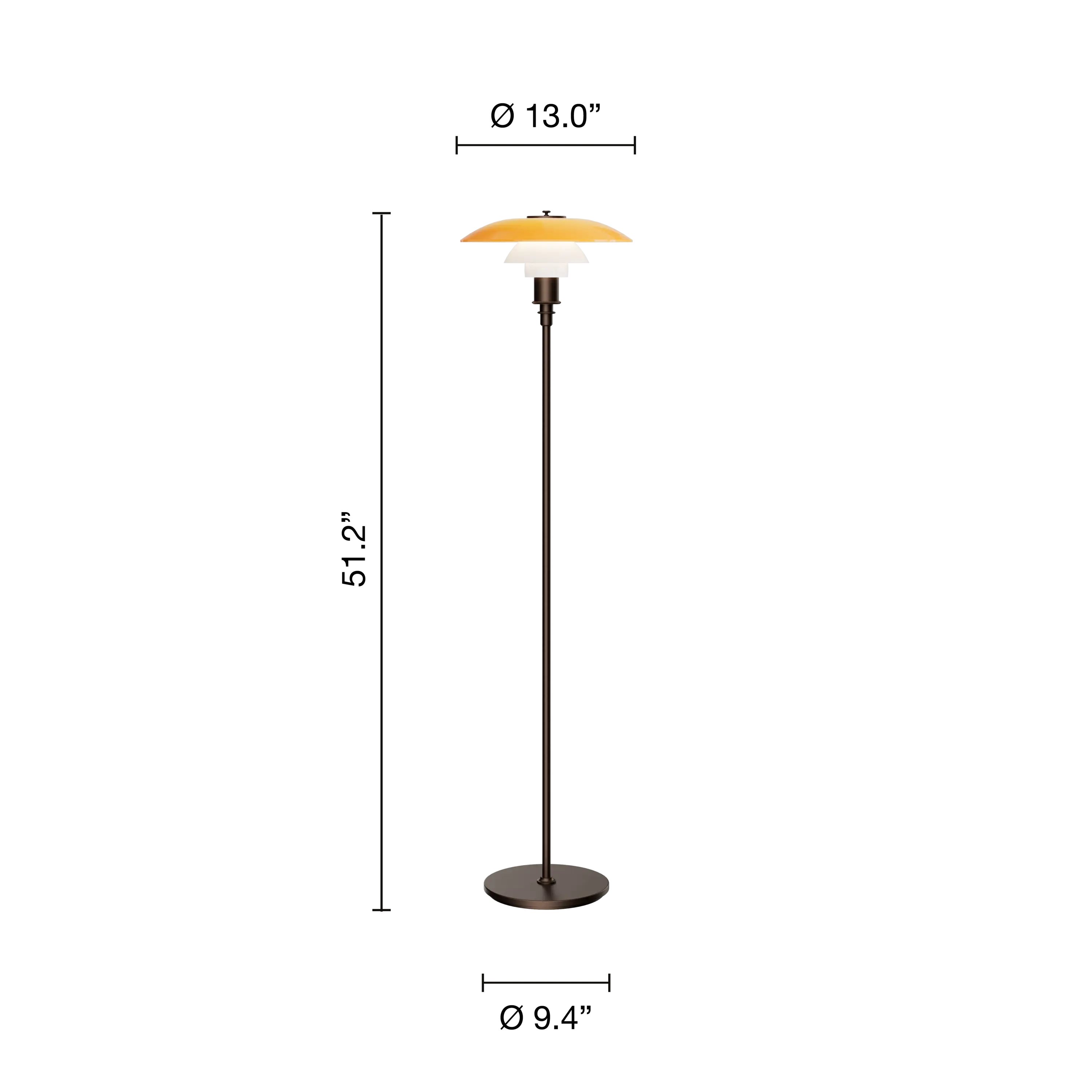 PH 3½–2½ Floor Lamp Centenary Edition | Louis Poulsen