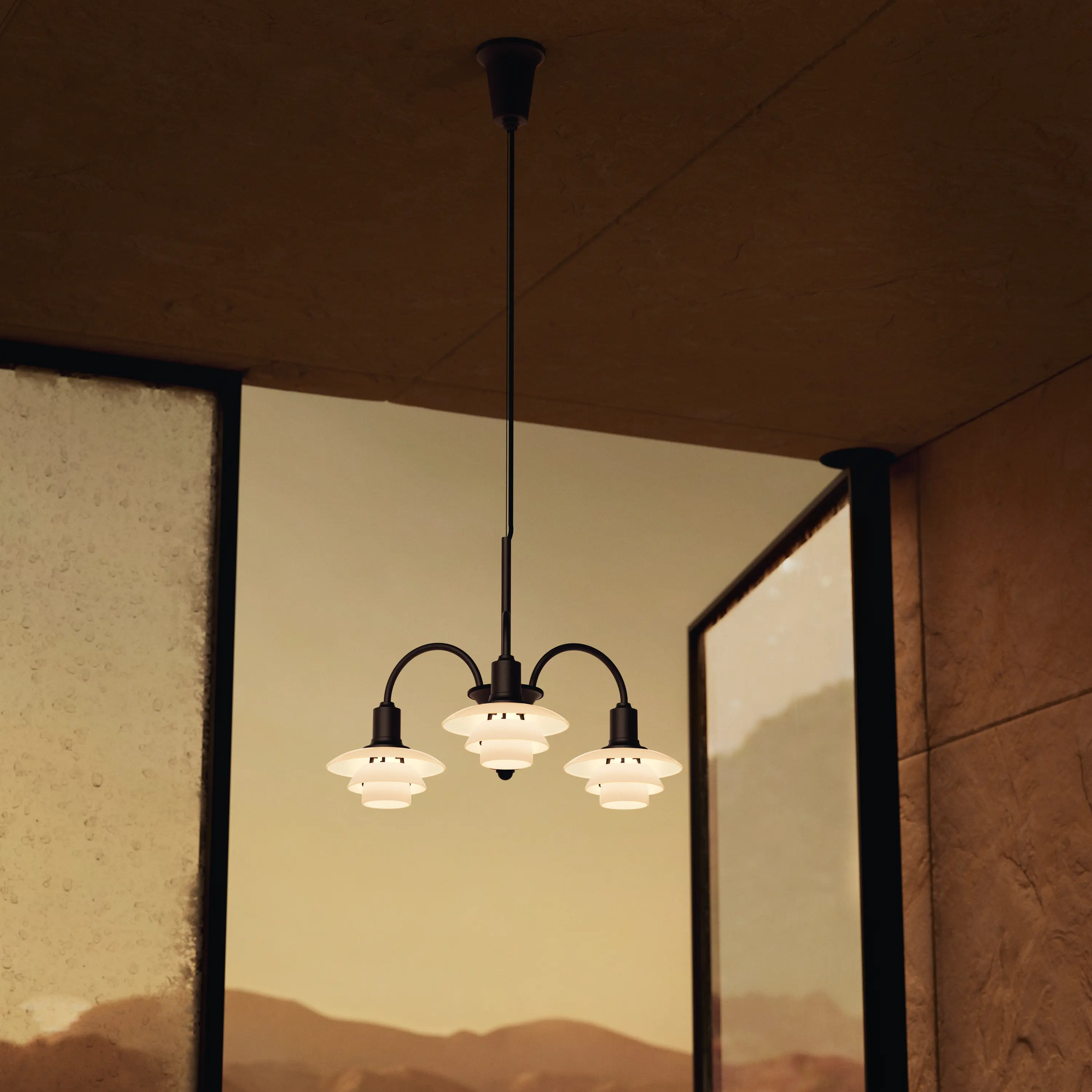 PH 1/1 Chandelier 3/6/9 | Louis Poulsen