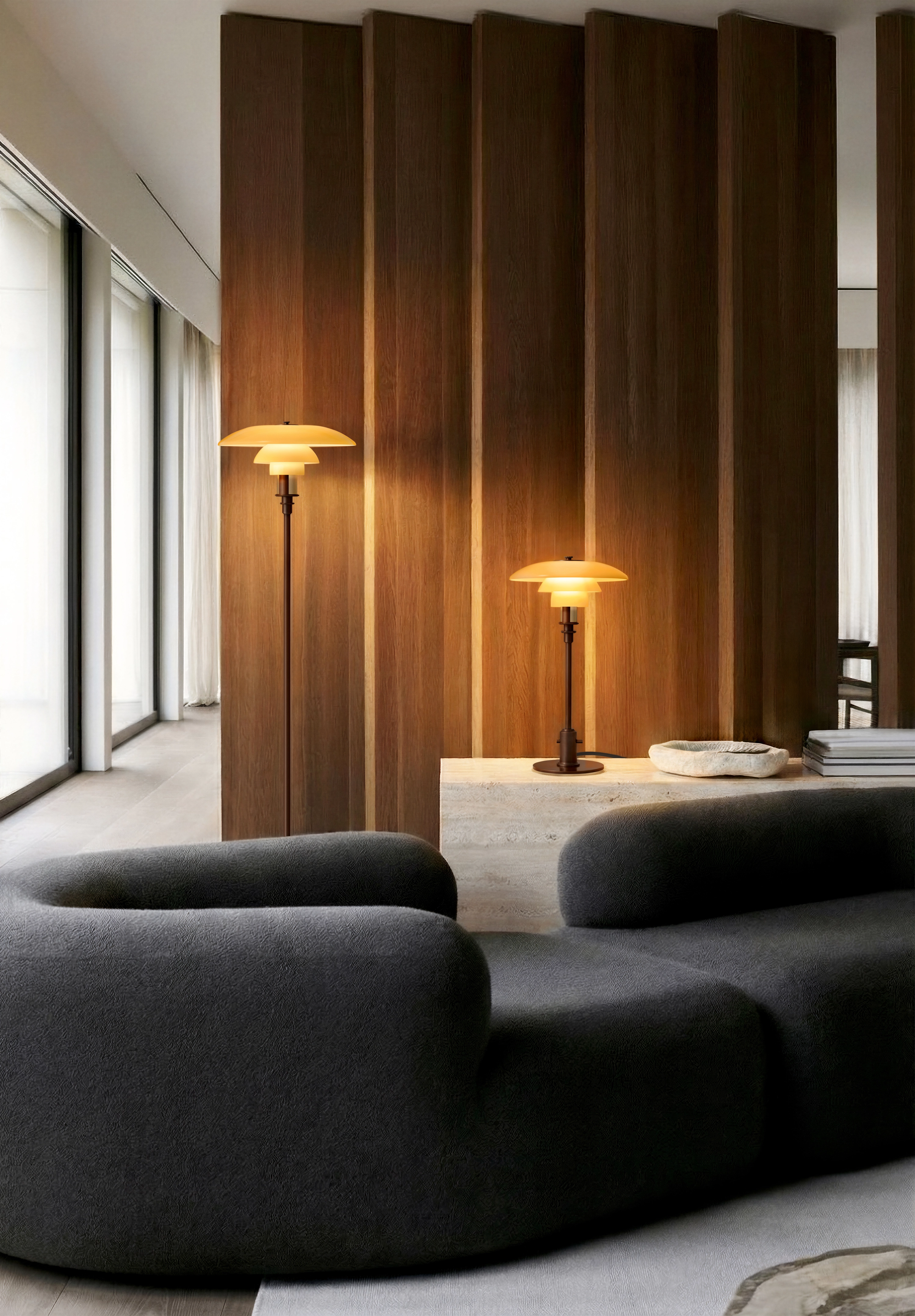PH 3½-2½ Aged Brass フロア － Louis Poulsen | FENDI Casa