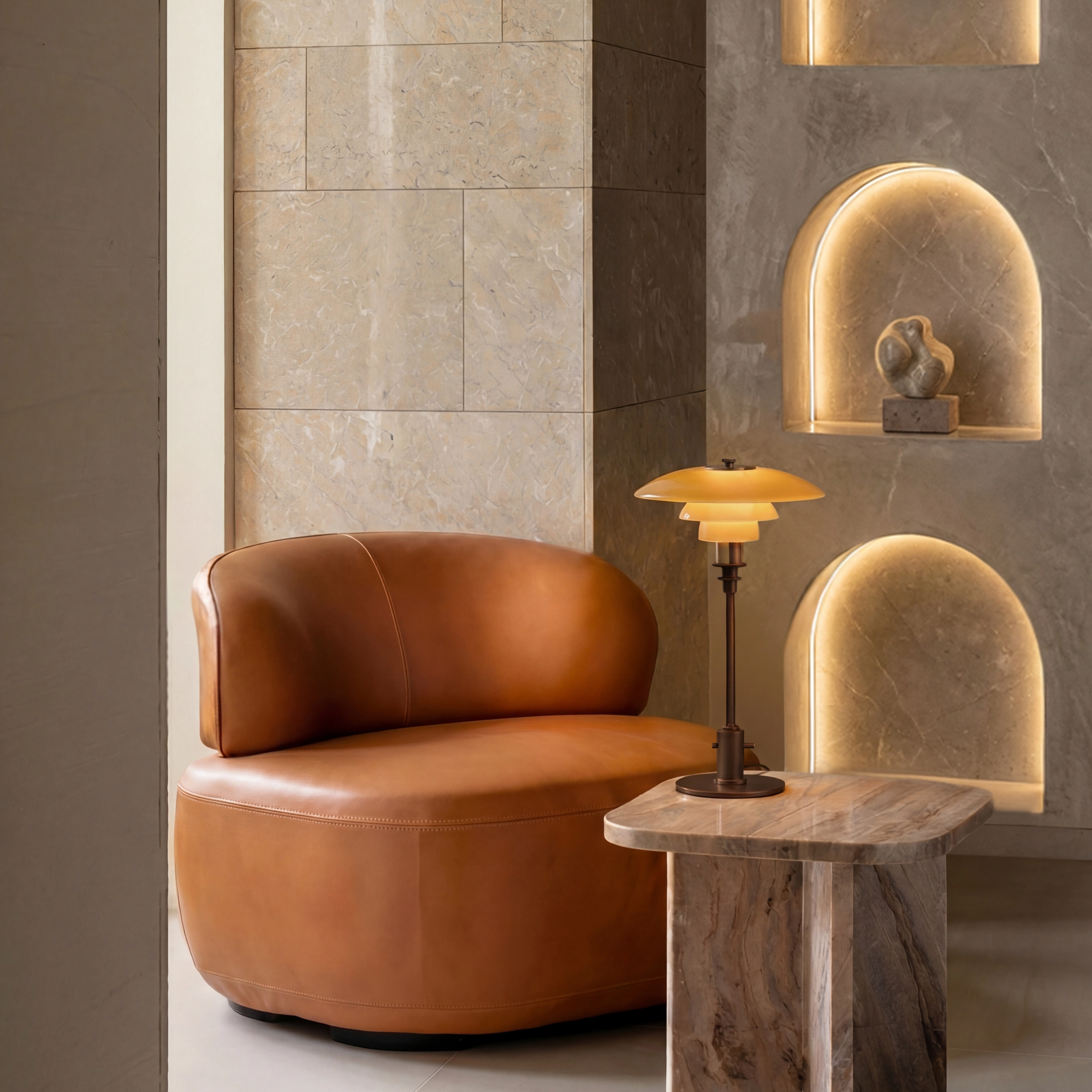 PH 3/2 Aged Brass テーブル- Louis Poulsen | FENDI Casa PH 3/2 Aged Brass テーブル- Louis Poulsen | FENDI Casa