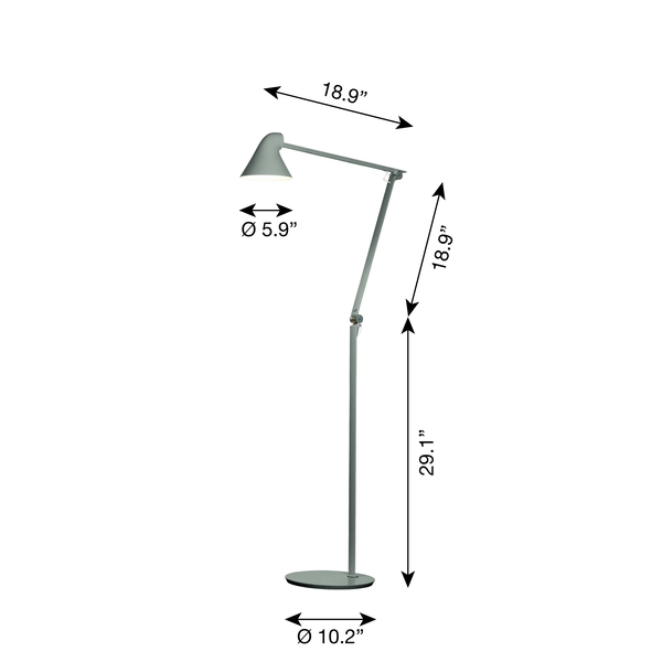 NJP Floor Lamp by Oki Sato | Louis Poulsen