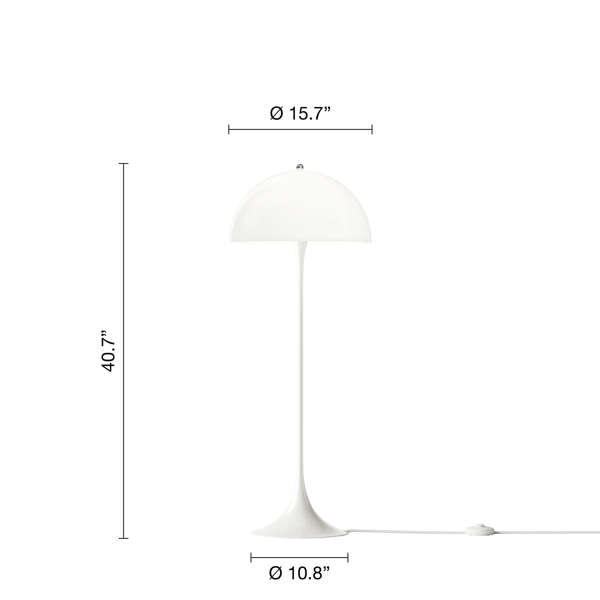 Panthella Floor Lamp dimensions