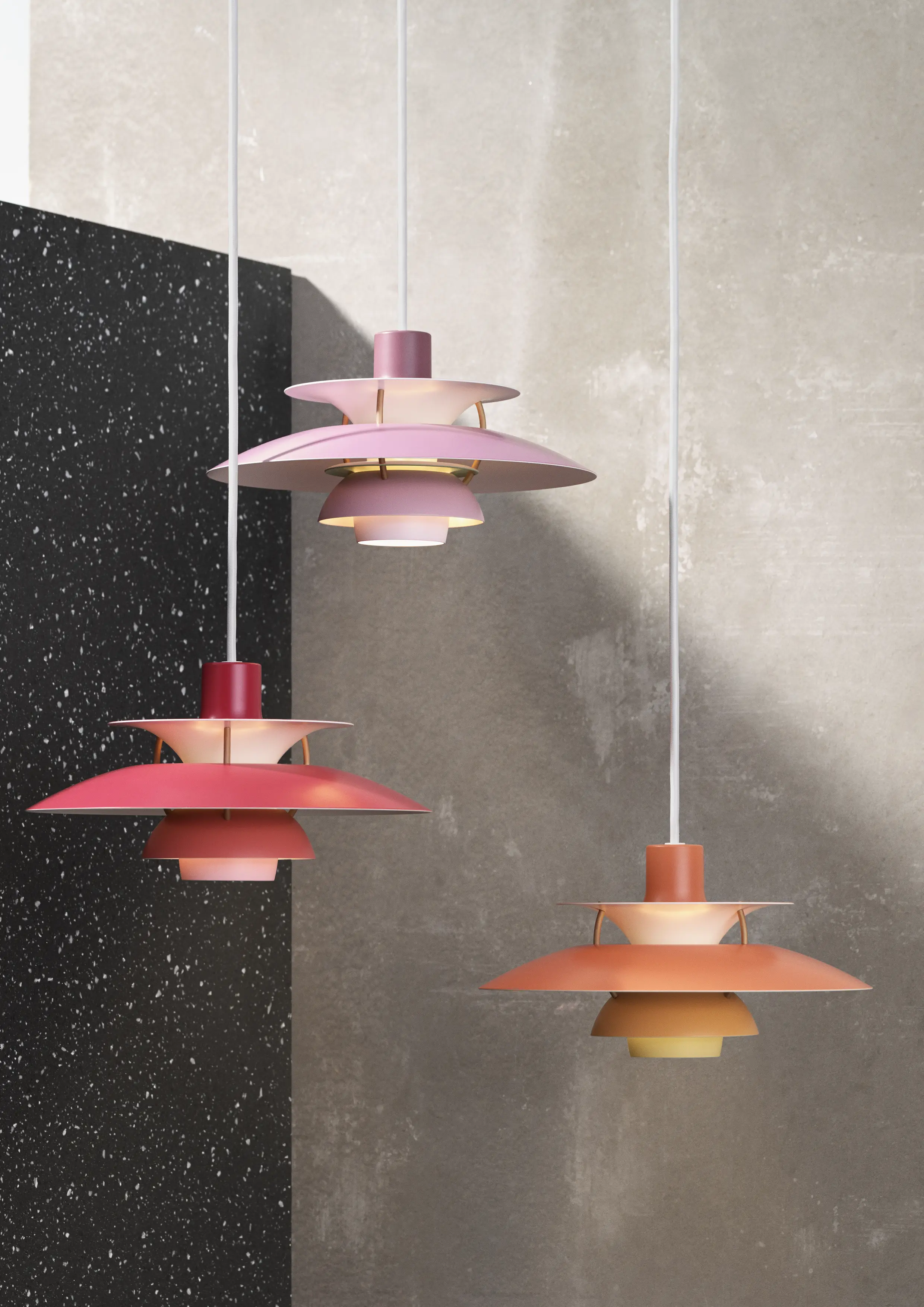 PH 5 Mini Hues of grey | Poul Henningsen | Louis Poulsen