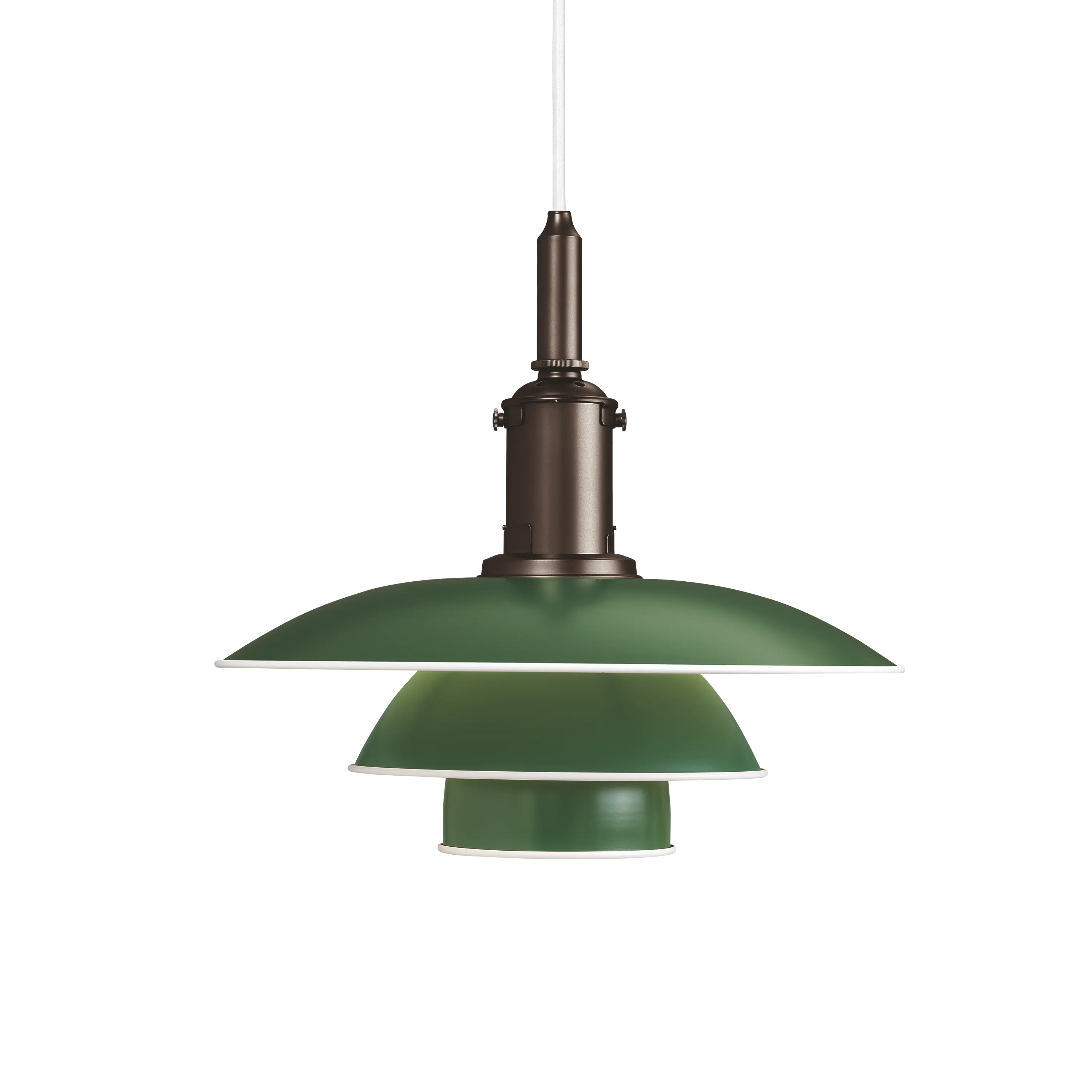 PH 3½-3 Metall Pendel Green | Poul Henningsen | Louis Poulsen