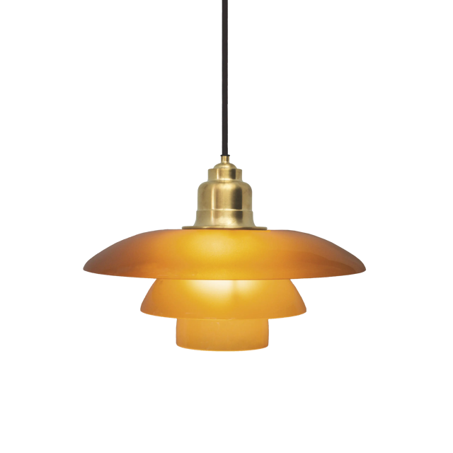 PH 3½-3 Ravfarvet Glas Pendel